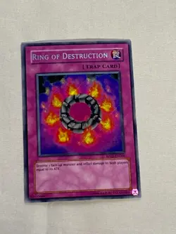 Yu-Gi-Oh! Secret Rare Ring of Destruction RP02-EN066 - Image 1