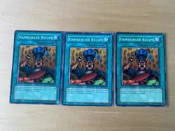 3X Hamburger Recipe MRL-063 - Yugioh Yu Gi Oh! 3 Playset - Image 1