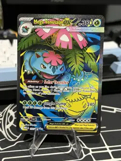Pokemon TCG Mega Venusaur EX 155/132 Mega Evolution ENGLISH Pokemon Card NM - Image 1