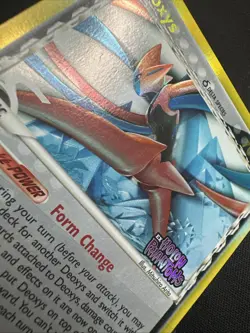 Deoxys 3/110 NM- EX Holon Phantoms Stamped Reverse Holo Rare Pokemon Card - Image 3