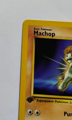Machop 59/82 1st Edition Team Rocket Pokemon Card NM - Image 3