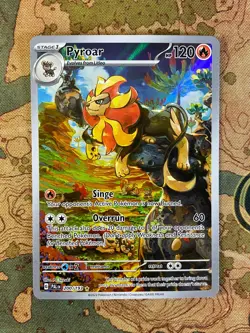 Pokemon Card TCG - Pyroar 200 Illustration Rare Paldea Evolved Near Mint - Image 1