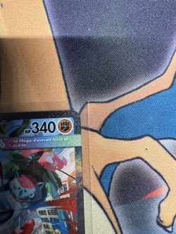 Mega Lucario Ex Alternate Art 179/132 Mega Evolution Secret Rare Pokemon Card NM - Image 4