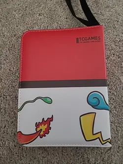 TCGAMES Pokemon 3-ring Card Binder, 4 Pocket, 55 Page Collector's Album - Image 2