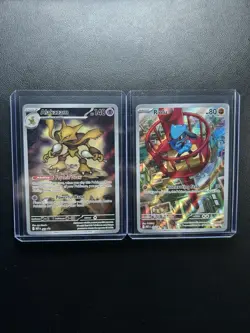 Riolu And Alakazam Mega Evolution ETB Pokemon Card Promo Cards 009 And 010 - Image 1