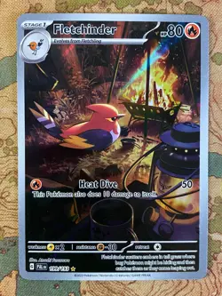 Pokemon Card TCG - Fletchinder 199 Illustration Rare Paldea Evolved Near Mint - Image 2