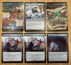 Mtg Marvel Spider Man Rare Regular / Foil Lot X6 - Image 1