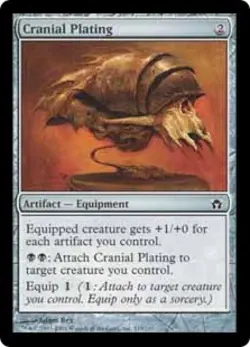Cranial Plating - Medium Play MTG Fifth Dawn - Image 1