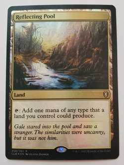 1x Reflecting Pool FOIL Battle for Baldur's Gate MTG Magic the Gathering NM - Image 1