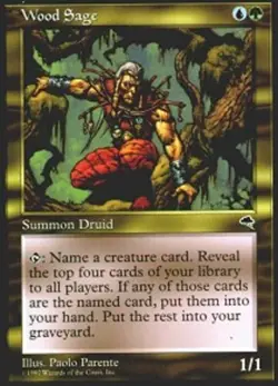 Wood Sage - Tempest # MTG Magic The Gathering - Image 1