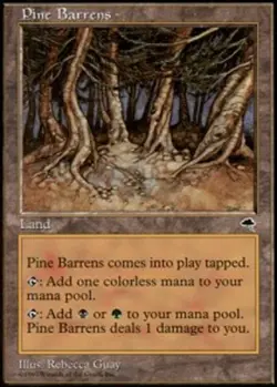 Pine Barrens - Tempest # MTG Magic The Gathering - Image 1