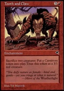 Tooth and Claw - Tempest # MTG Magic The Gathering - Image 1