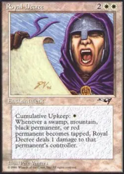 Royal Decree - Alliances # MTG Magic The Gathering - Image 1