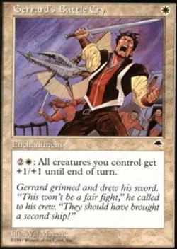 Gerrard's Battle Cry - Tempest # MTG Magic The Gathering - Image 1