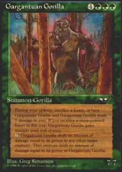 Gargantuan Gorilla - Alliances # MTG Magic The Gathering - Image 1
