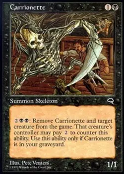 Carrionette - Tempest # MTG Magic The Gathering - Image 1