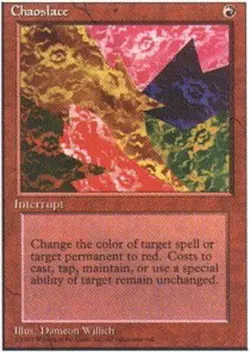 Chaoslace - Fourth Edition #182/379 MTG Magic The Gathering - Image 1