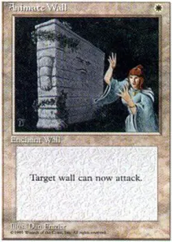 Animate Wall - Fourth Edition #4/379 MTG Magic The Gathering - Image 1