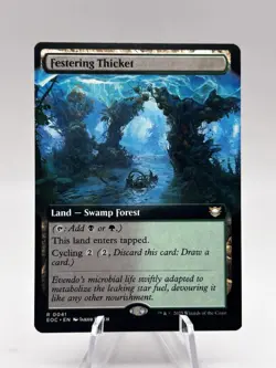 Festering Thicket 0041 Extended Art Commander: Edge of Eternities EOC MTG NM - Image 1