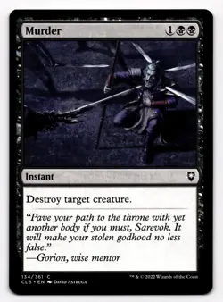 MTG Murder (134/1361) Commander Legends Battle for Baldur's Gate NM - Image 1