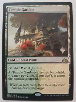 1x Temple Garden Promo Guilds of Ravnica MTG Magic the Gathering NM - Image 1