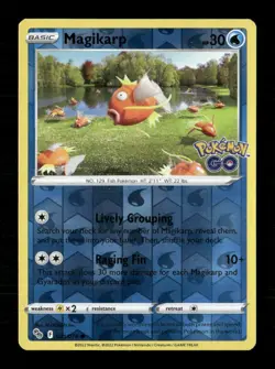 Magikarp Reverse Holo Common Pokemon GO 021/078 NM Pokemon LP - Image 1