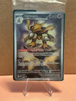 Alakazam MEP 009 Promo Mega Evolutions NM-MT In Hand Pokemon TCG - Image 1