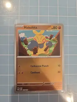Makuhita Reverse Holo Mega Evolutions 072/132 Pokemon TCG NM - Image 1