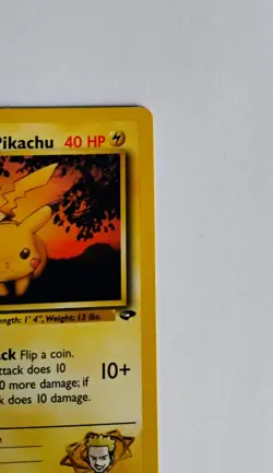 Lt. Surge’s Pikachu 1st Edition 84/132 Gym Challenge WOTC Vintage Pokemon NM - Image 4