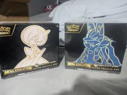Pokemon Center Mega Evolution Gardevoir & Lucario ETB Elite Trainer Box Set Of 2 - Image 1