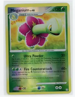 Pokemon TCG - Meganium 13/123 - Mysterious Treasures - Reverse Holo - Image 1