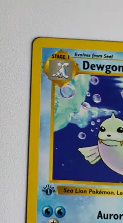 Pokemon 1999 1st Edition Dewgong Base Set Shadowless #25/102 - Image 3