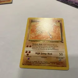 1999 Pokemon Hitmonlee 22/62 Fossil Regular - Image 2