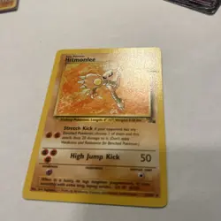 1999 Pokemon Hitmonlee 22/62 Fossil Regular - Image 3