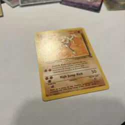1999 Pokemon Hitmonlee 22/62 Fossil Regular - Image 4
