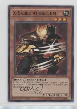 X-Saber Airbellum 1st Ed. YuGiOh Battle Pack 3: Monster League #BP03-EN063 - Image 1
