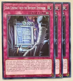 Yugioh 3x Dark Contract with the Different Dimension DOOD-EN073 Common 1st Ed NM - Image 1