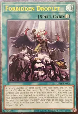 YuGiOh! Forbidden Droplet OP16-EN003 Ultimate Rare VLP/NM (BT) - Image 1