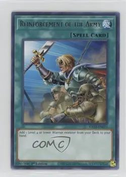 Reinforcement of the Army 1st Ed. YuGiOh King's Court #KICO-EN051 - Image 1