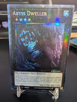 Abyss Dweller Collectors Secret Rare RA02-EN033 1st Ed Yugioh NM - Image 1