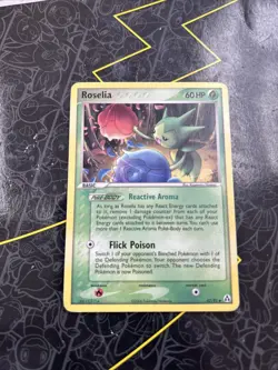 ROSELIA - 42/92 EX Legend Maker Uncommon Pokemon Card D1 - Image 1