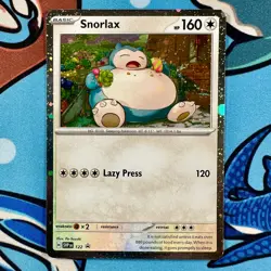 Snorlax SVP 122 Black Star Promo Cosmo Holo | Pokemon TCG NM English Card - Image 2
