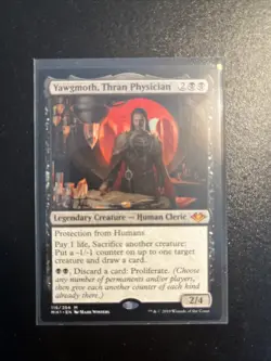 MTG Yawgmoth, Thran Physician Modern Horizons Regular Card, Near Mint Condition - Image 1