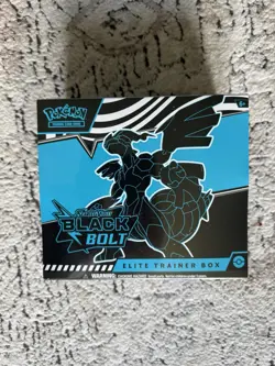 NEW Pokemon TCG Cards Scarlet Violet 10.5 BLACK BOLT Elite Trainer Box ETB - Image 1
