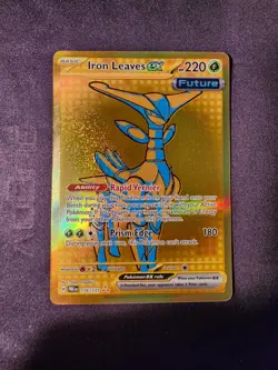 Pokemon TCG Iron Leaves EX Prismatic Evolutions Holo Card 176/131 - Image 1
