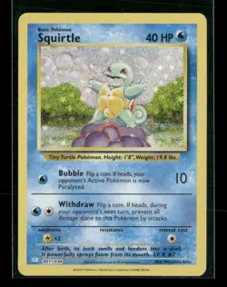 Squirtle 001/034 Pokemon Trading Card Game Classic Classic Collection NM - Image 1