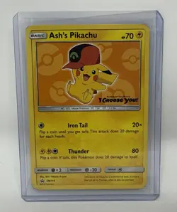 Ash’s Pikachu SM110 I Choose You Pokemon The Movie Promo Card - Image 1