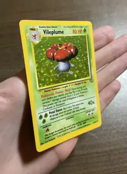 Vileplume - 15/64 - Pokemon Jungle Unlimited Holo Rare Card WotC - NM - Image 2