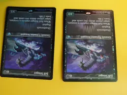 MTG Card. Fell Stinger x2 VOW FOIL Zombie Scorpion Play Promo 2 cards - Image 2