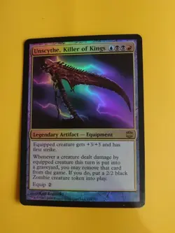 Unscythe, killer of kings. Mythic Alara Reborn. Magic the Gathering FOIL Card. - Image 1